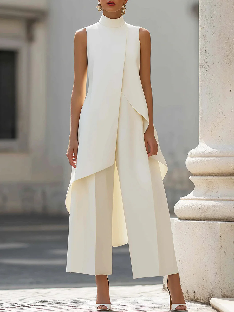 Female Formal Wear - Completo da donna con gilet lungo