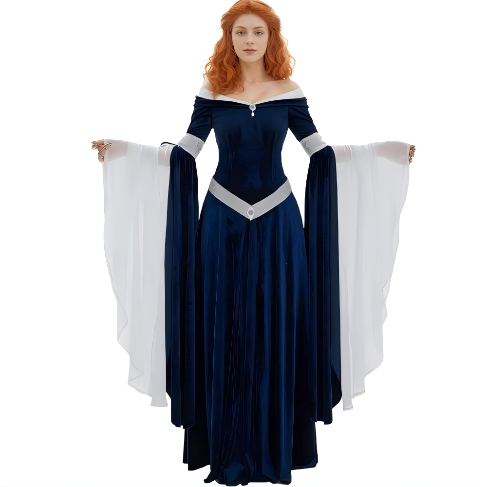 Women'S Green Formal Wear - DAIZBELLA Costume medievale rinascimentale da donna