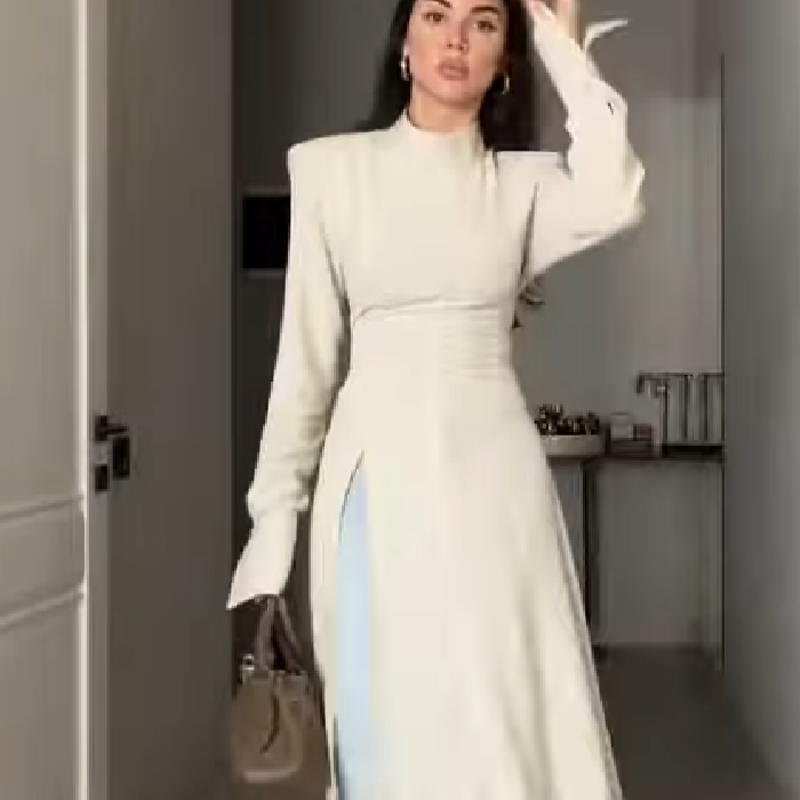 Women Formal Wear Office - Abito lungo elegante da donna a