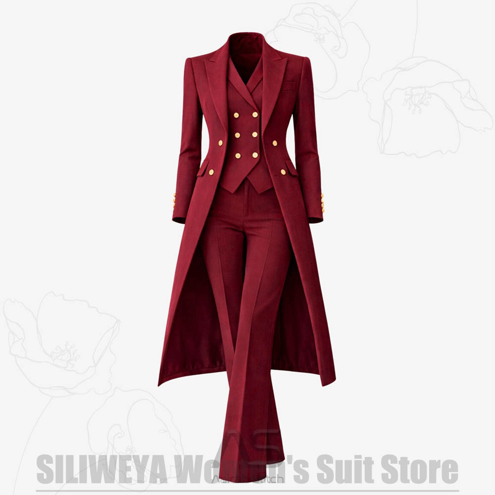 Women Formal Wear Office - Completo da Donna 3 Pezzi: Giacca