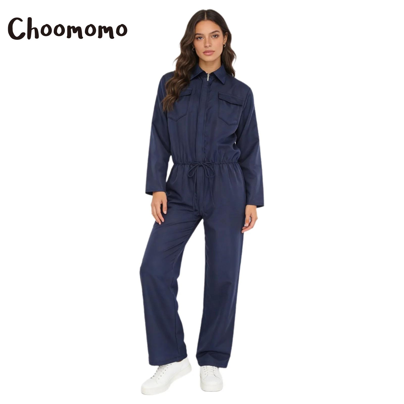 Women'S Formal Wear Jumpsuit - Tuta Unisex da Donna con Tasche
