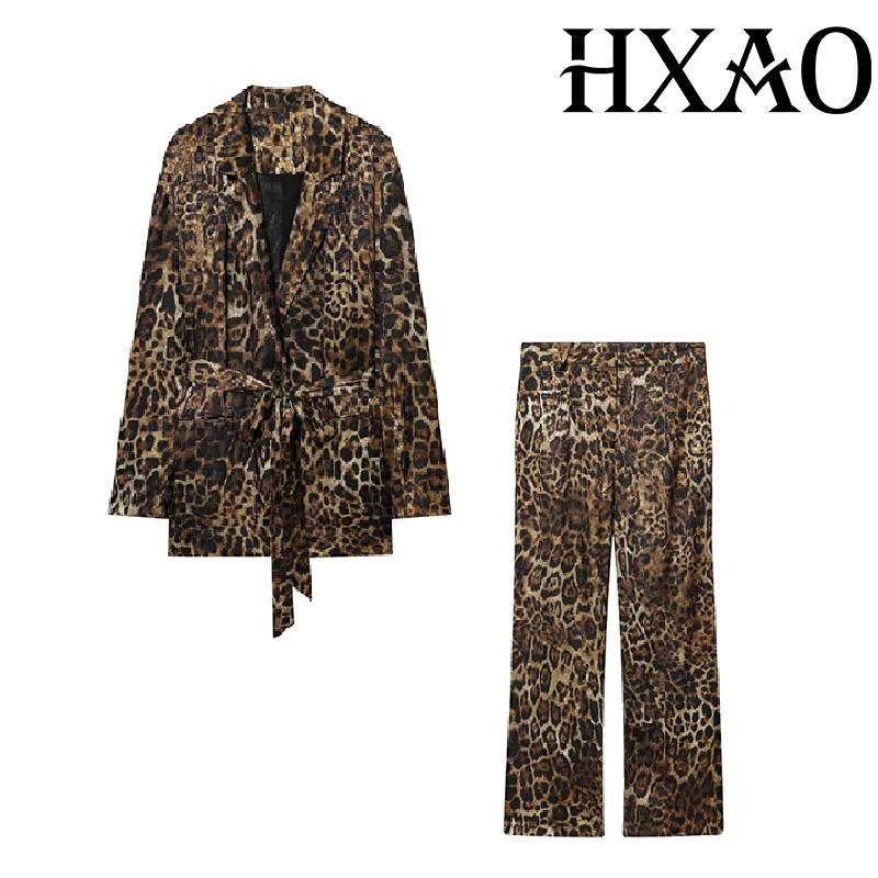 HXAO Set di pantaloni leoparda - Women'S Formal Wear With Pants recensione e prezzo