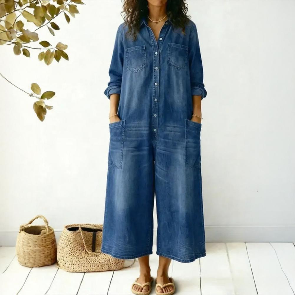 Tuta in denim oversize da donn - Women'S Formal Wear Jumpsuit recensione e prezzo