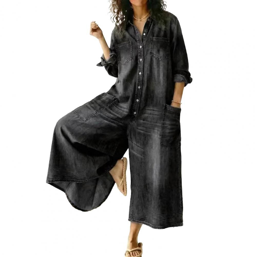 Tuta in denim oversize da donn - Women'S Formal Wear Jumpsuit recensione e prezzo