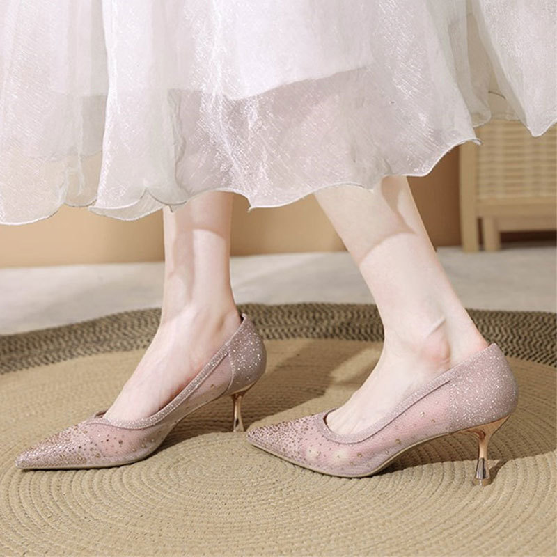 Sandali con tacco alto slip-on - Women'S Work Fashion recensione e prezzo