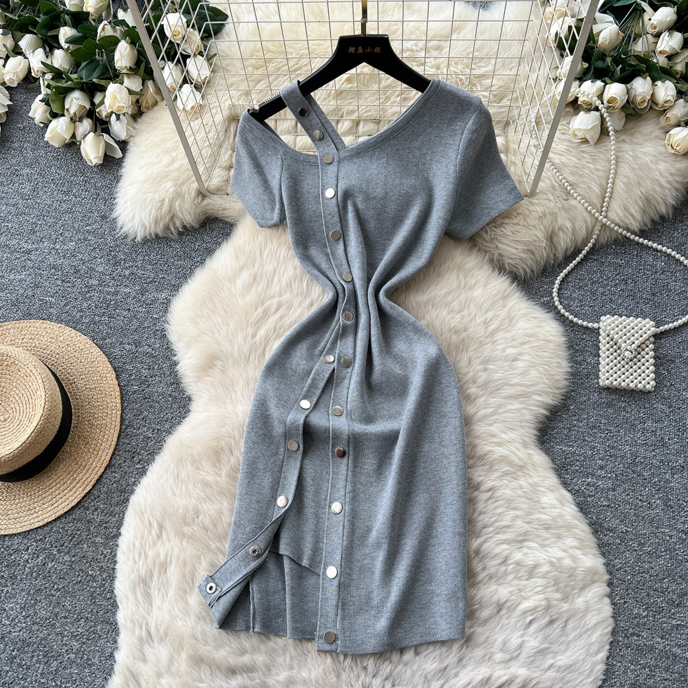 Abito da donna midi sexy Y2K s - Wrap Dress Work recensione e prezzo