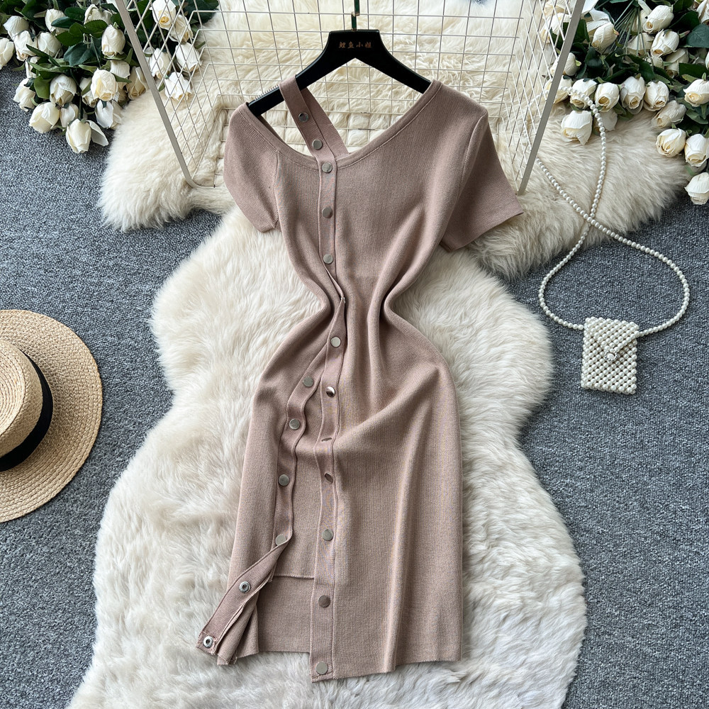 Abito da donna midi sexy Y2K s - Wrap Dress Work recensione e prezzo