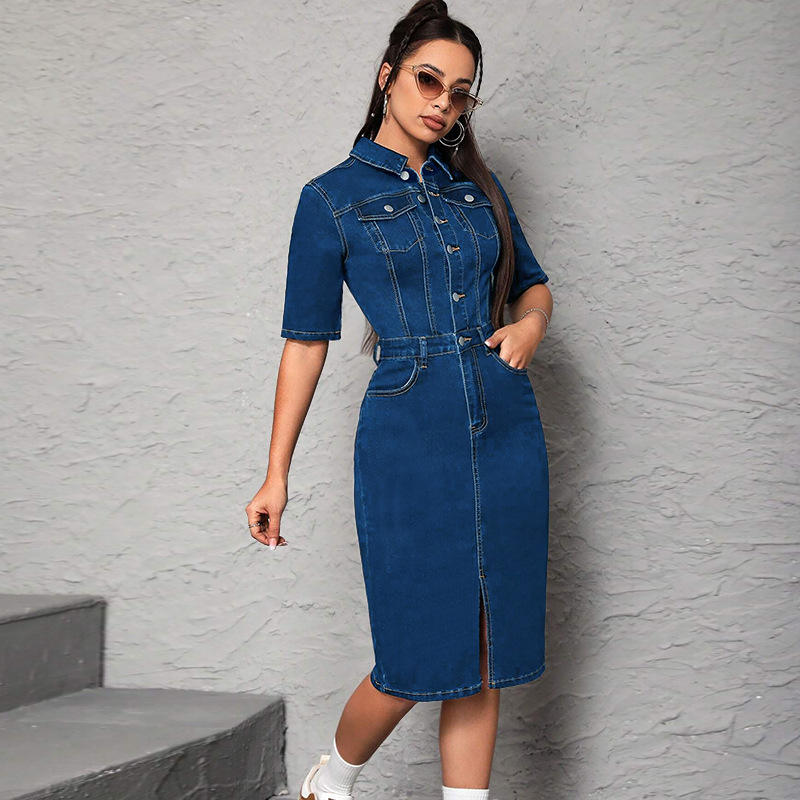Abito Lungo da Donna con Colle - Wrap Dress Work recensione e prezzo