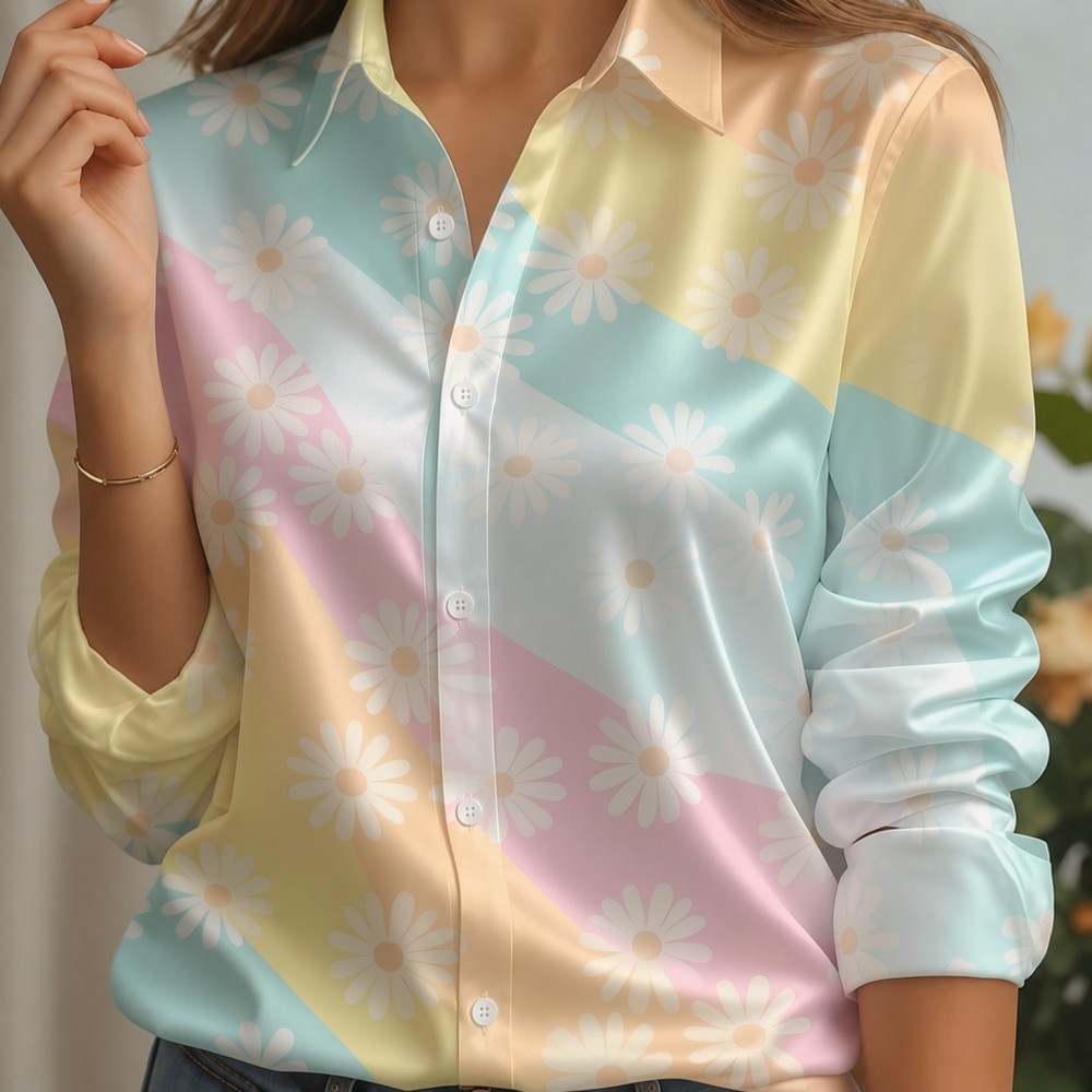 Camicia da donna in raso con c - Women'S Work Fashion recensione e prezzo