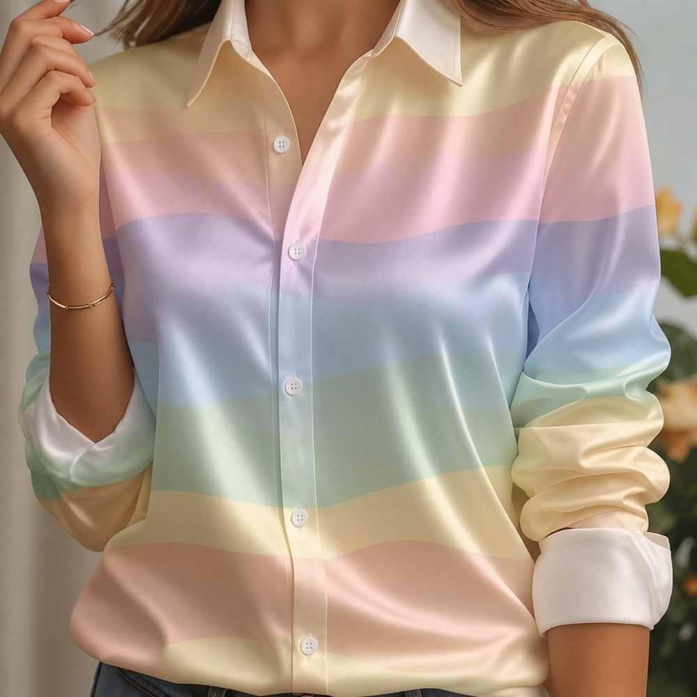 Camicia da donna in raso con c - Women'S Work Fashion recensione e prezzo