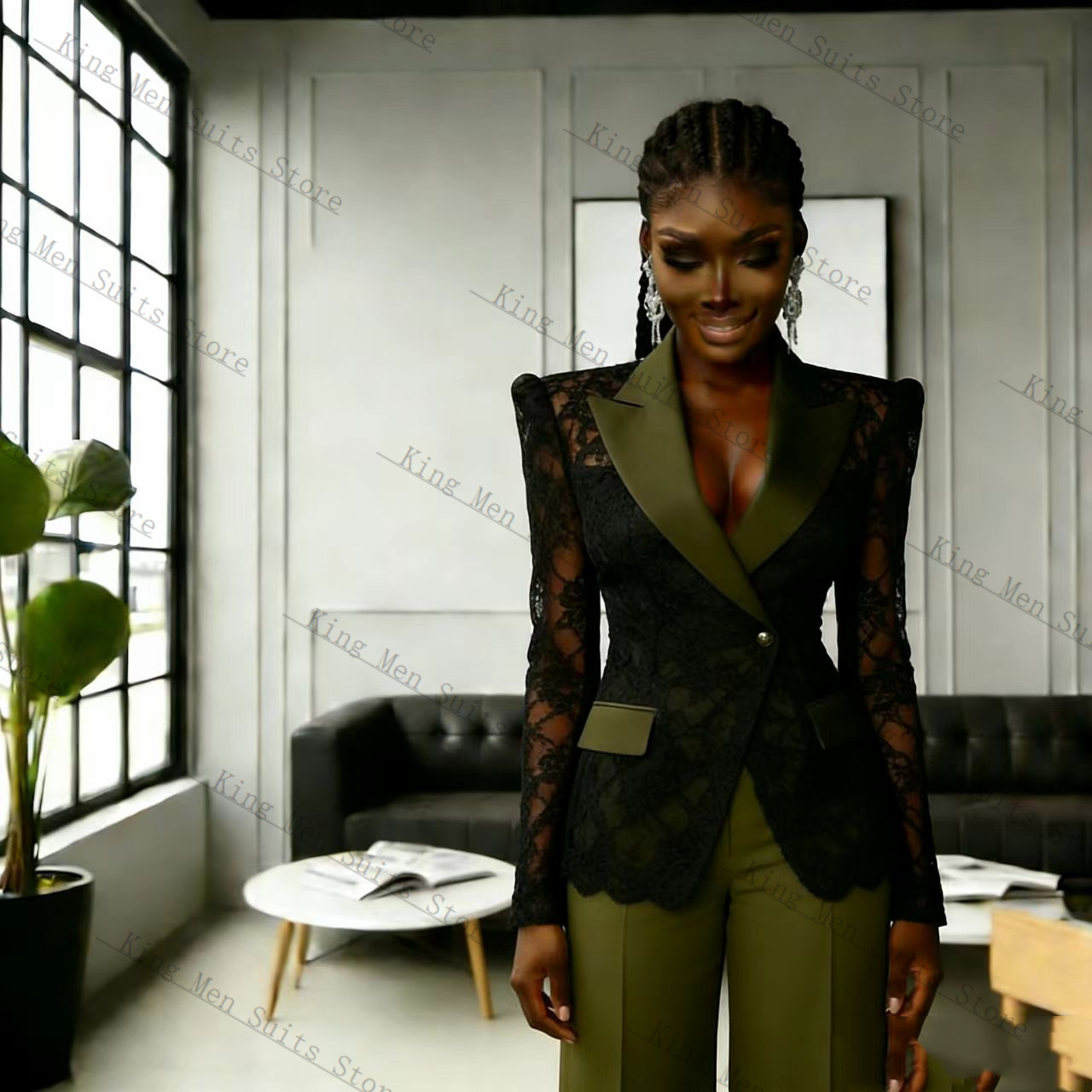 Completo da Donna Verde e Nero - Women'S Green Formal Wear recensione e prezzo