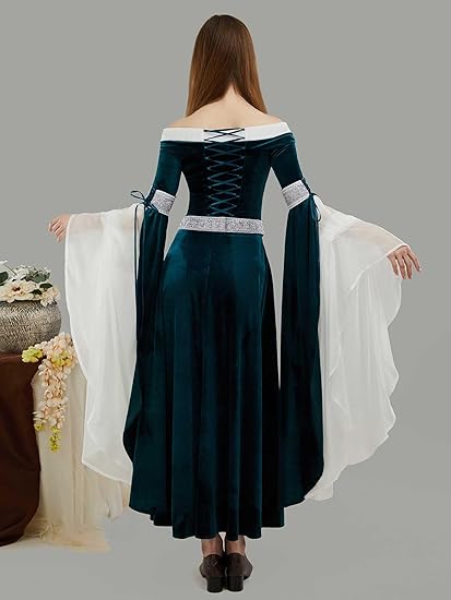 DAIZBELLA Costume medievale ri - Women'S Green Formal Wear recensione e prezzo