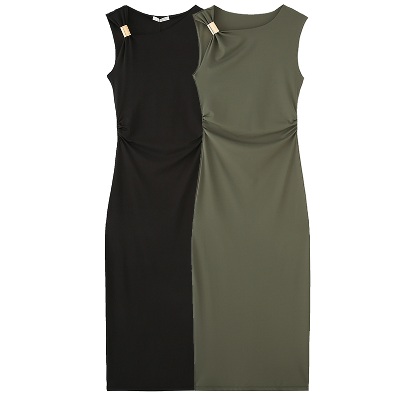 HXAO Abiti aderenti con volant - Women'S Green Formal Wear recensione e prezzo