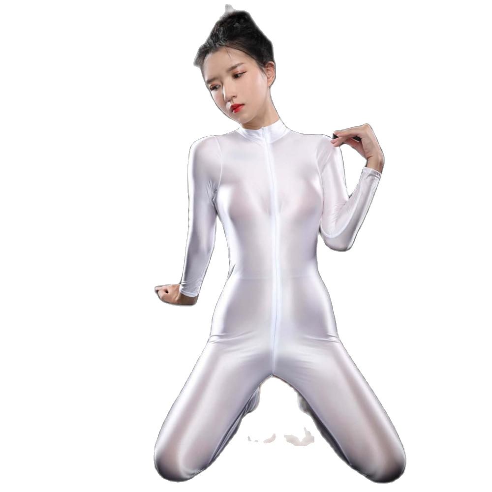 Sexy lucido manica lunga cerni - Women'S Formal Wear Jumpsuit recensione e prezzo