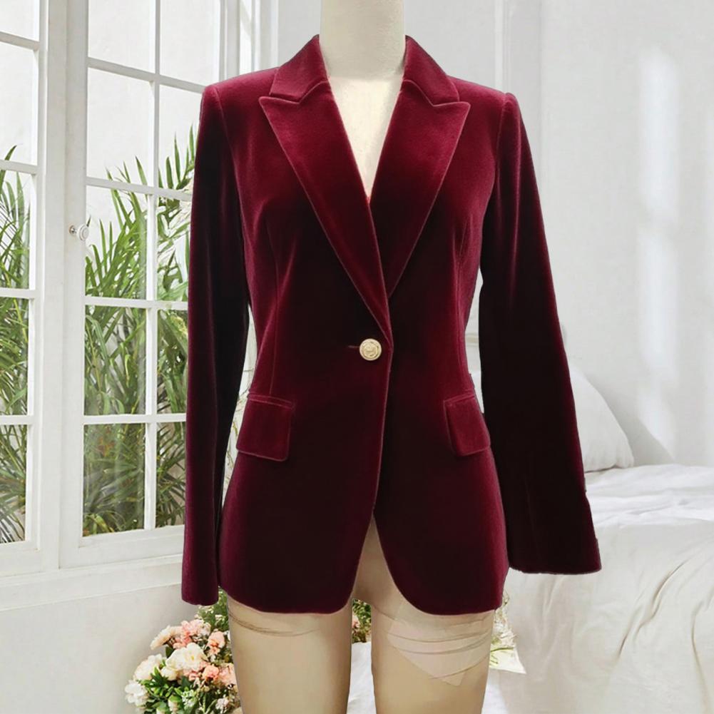 Blazer da donna in velluto tag - Women Formal Wear Office recensione e prezzo