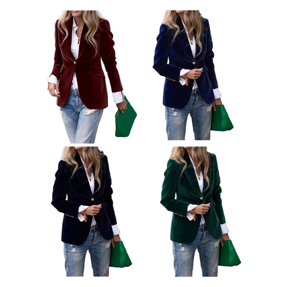 Blazer da donna in velluto tag - Women Formal Wear Office recensione e prezzo