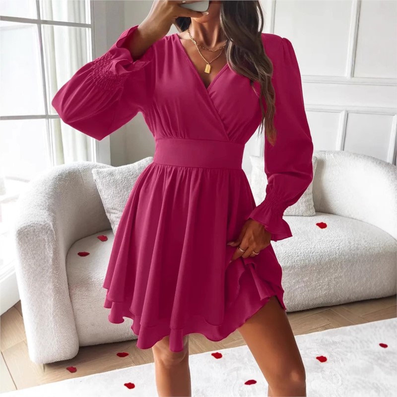 Abiti 2025 Abbigliamento donna - Wrap Dress Work recensione e prezzo