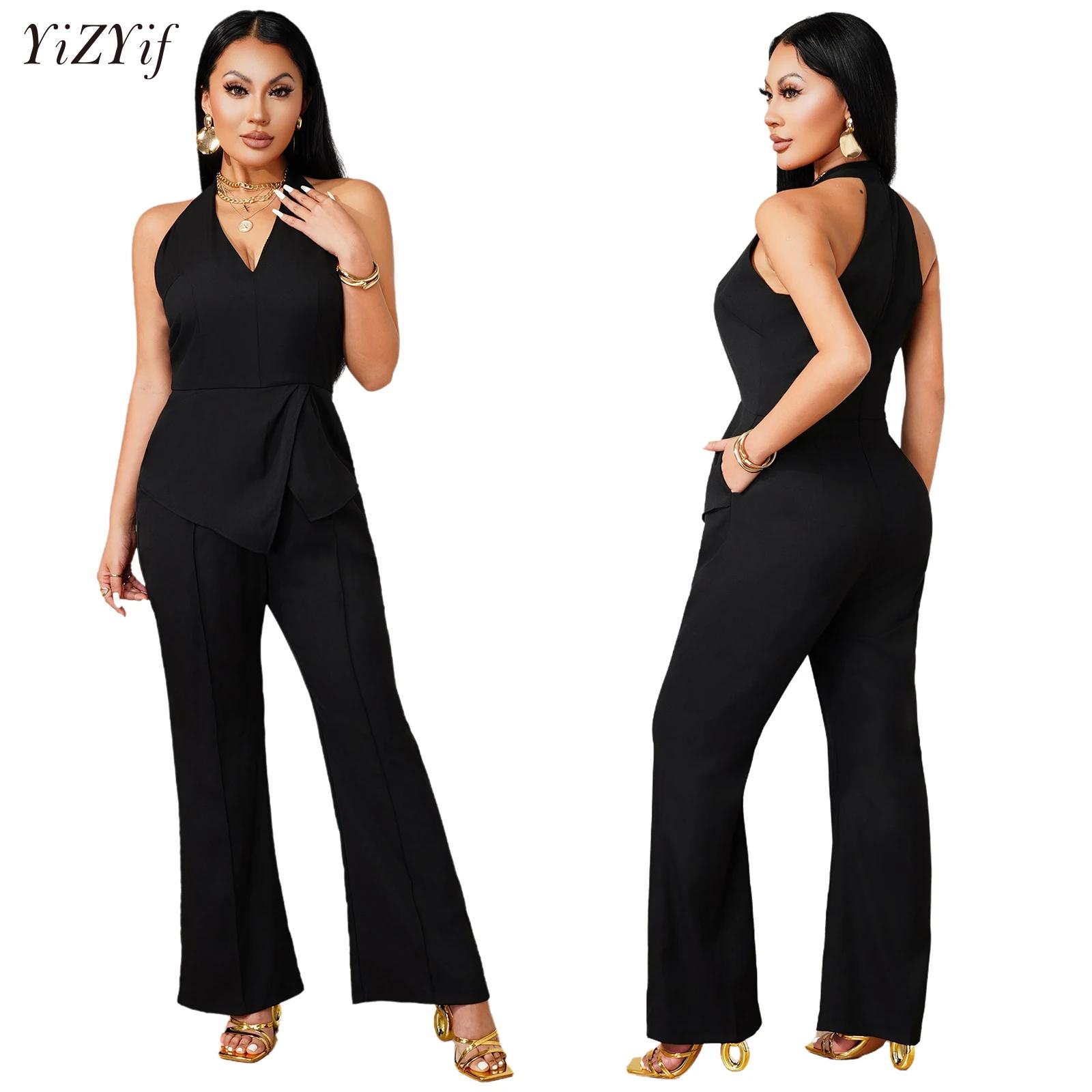 Tuta Senza Maniche con Scollo  - Women Formal Wear Pants recensione e prezzo