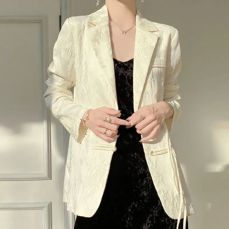 Giacca blazer bianca testurizz - Women Formal Wear Office recensione e prezzo