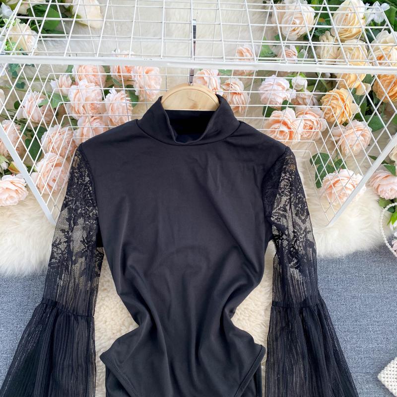 Sexy lanterna manica lunga col - Women'S Formal Wear Jumpsuit recensione e prezzo