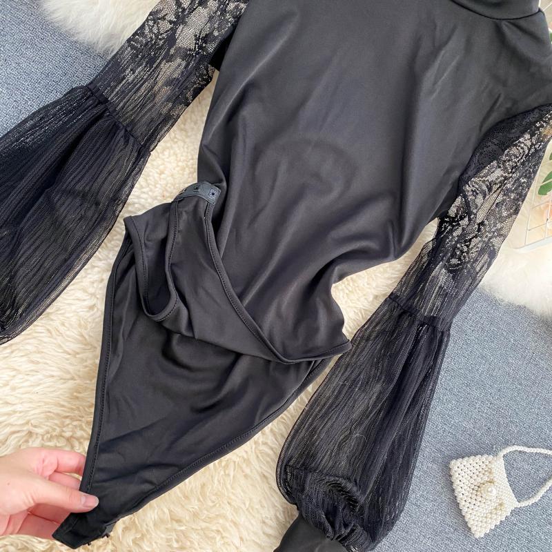 Sexy lanterna manica lunga col - Women'S Formal Wear Jumpsuit recensione e prezzo