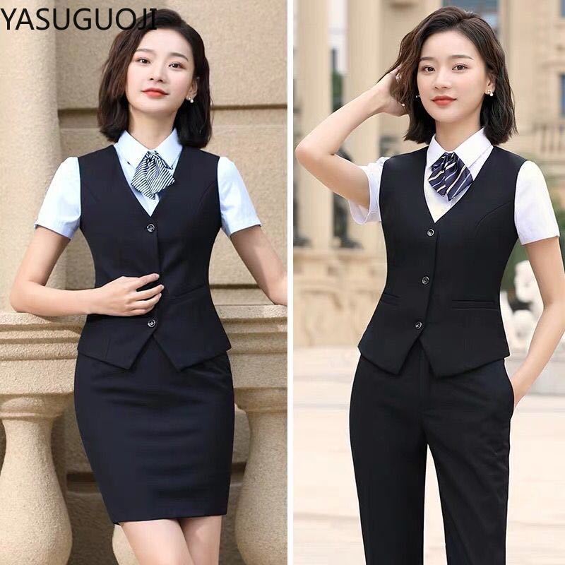 YASUGUOJI Eleganti Delle Donne - Women Formal Wear Vest recensione e prezzo