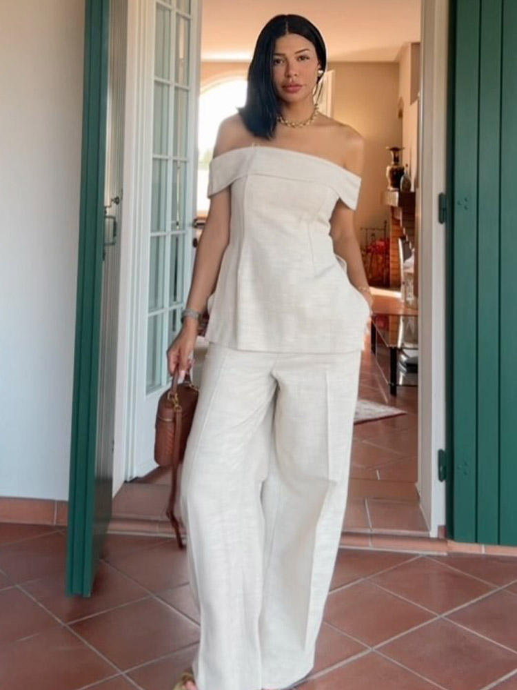 HH Pantaloni larghi con cernie - Women'S Formal Wear With Pants recensione e prezzo