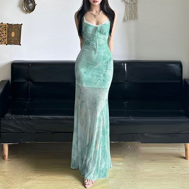 Abito Lungo Estivo da Spiaggia - Women'S Green Formal Wear recensione e prezzo