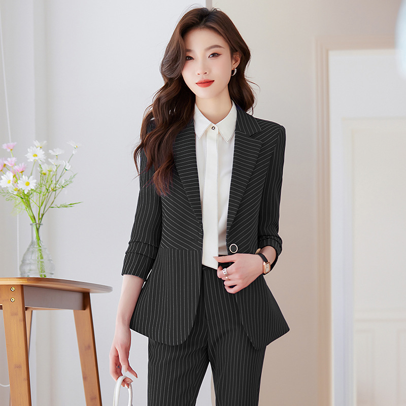 Abito a righe blu da donna 202 - Women Formal Wear Store recensione e prezzo
