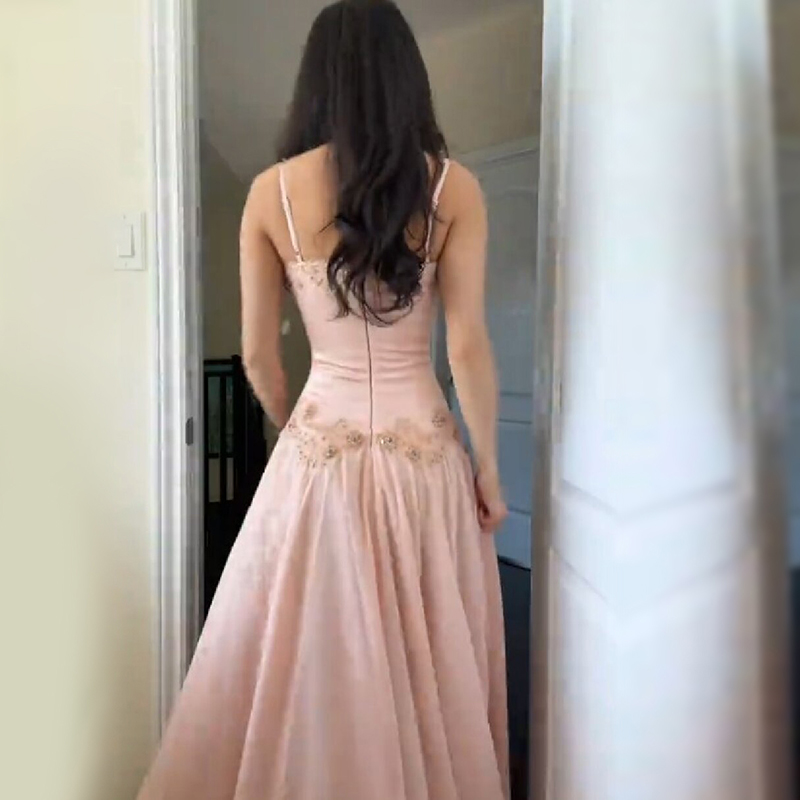 Elegante Abito Lungo Rosa Senz - Female Formal Wear recensione e prezzo